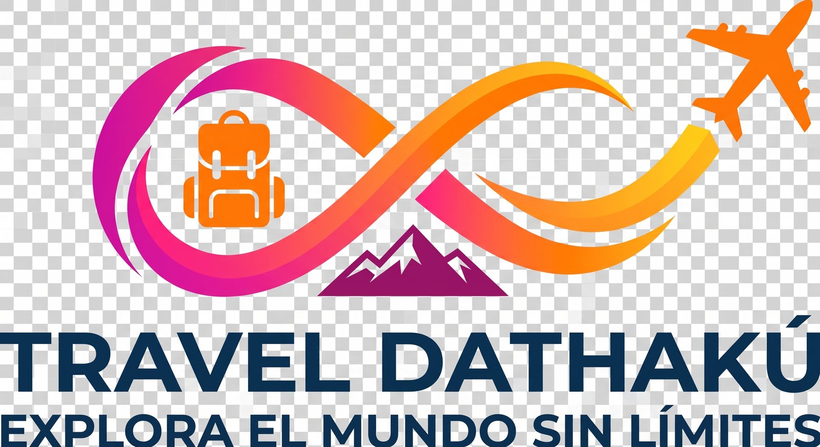 TRAVEL DATHAKÚ Logo Blanco